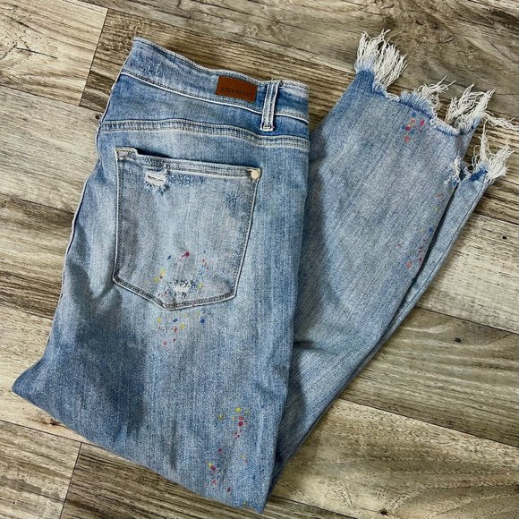 Judy Blue Jeans Judy Blue Boyfriend Fit Christine Rainbow Paint